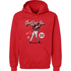 Ken Griffey Jr. Cincinnati Retro Script WHT