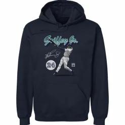 Ken Griffey Jr. Seattle Retro Script WHT