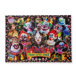 Killer Klowns From Outer Space Kollage B 1000-Piece Jigsaw Puzzle For Adults | 28 x 20 Inches