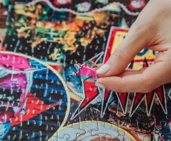 Killer Klowns From Outer Space Kollage B 1000-Piece Jigsaw Puzzle For Adults | 28 x 20 Inches