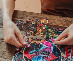 Killer Klowns From Outer Space Kollage B 1000-Piece Jigsaw Puzzle For Adults | 28 x 20 Inches