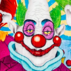 Killer Klowns From Outer Space Characters Raschel Throw Blanket | 45 x 60 Inches