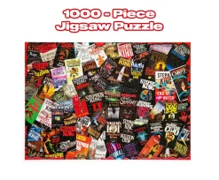 King of Horror Collage Stephen King Inspired 1000 Piece Jigsaw Puzzle