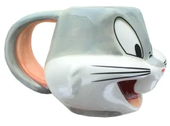 Looney Tunes Bugs Bunny Sculpted Ceramic Mug | Holds 22 Ounces
