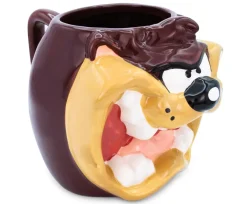 Looney Tunes Taz Sculpted Ceramic Mug | Holds 24 Ounces