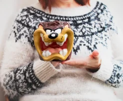 Looney Tunes Taz Sculpted Ceramic Mug | Holds 24 Ounces