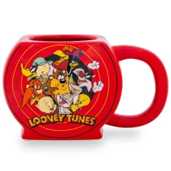 Looney Tunes "That's All Folks" Sculpted Ceramic Mug | Holds 20 Ounces