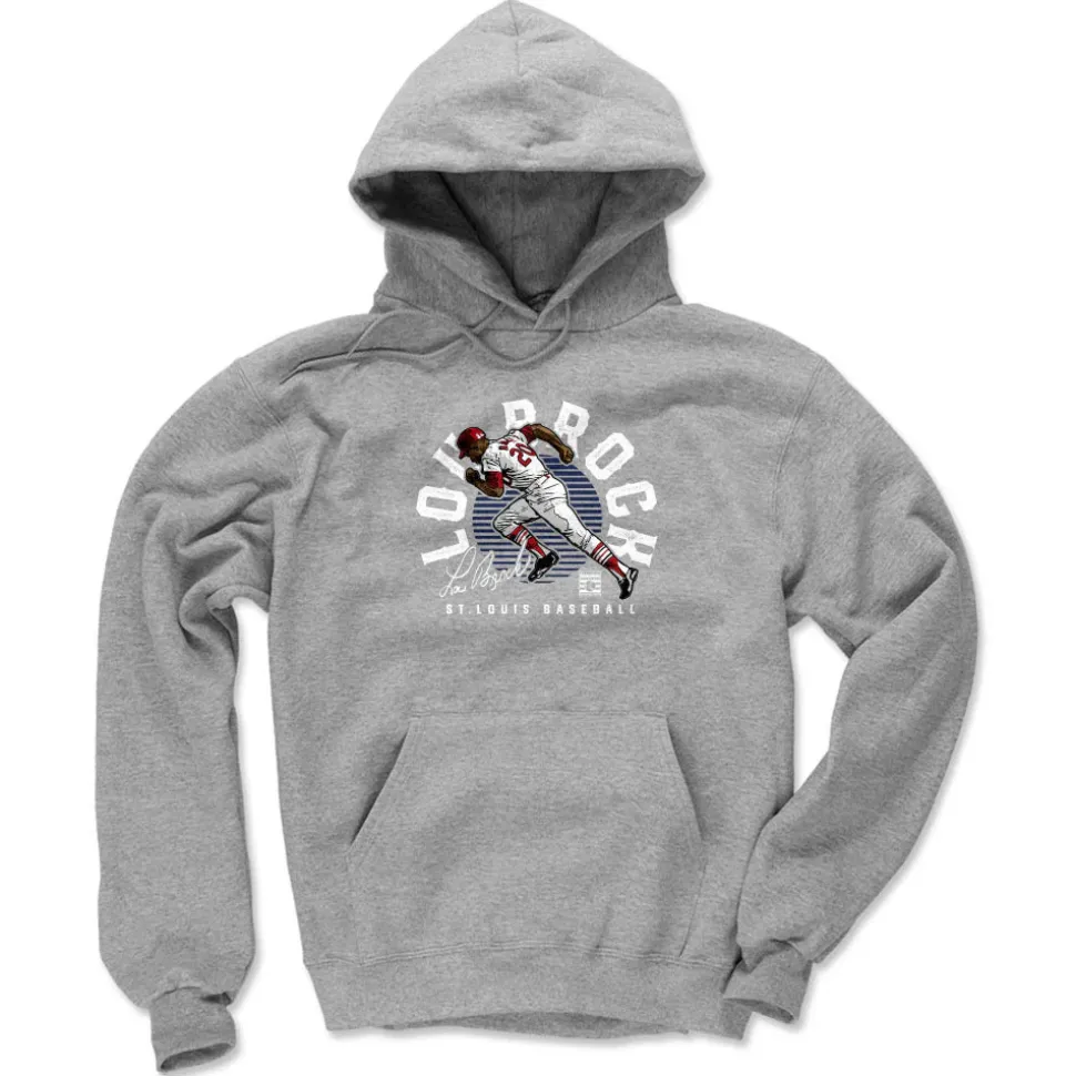 Lou Brock Emblem WHT