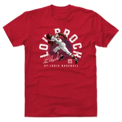 Lou Brock Emblem WHT