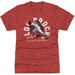 Lou Brock Emblem WHT