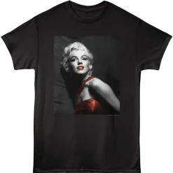Marilyn Monroe - Iconic Photo (Black & White & Red)