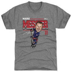 Mark Messier New York R Cartoon WHT