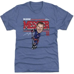 Mark Messier New York R Cartoon WHT