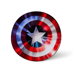 Marvel Captain America Shield Oversized Fleece Sherpa Throw Blanket | 72 Inches