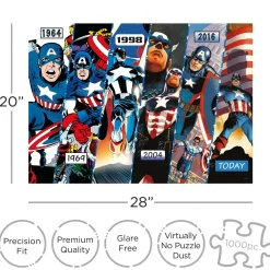Marvel Captain America Timeline 1000 Piece Jigsaw Puzzle
