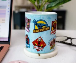 Marvel Comics Character Badges Ceramic Mug | Holds 14 Ounces