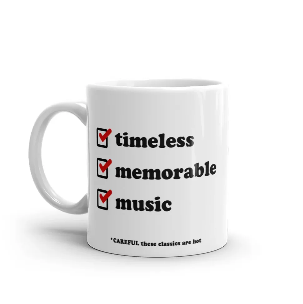 MeTV FM® Checklist Ceramic Mug