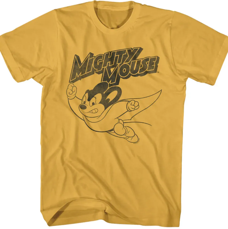 Mighty Mouse - Flying (Yellow)