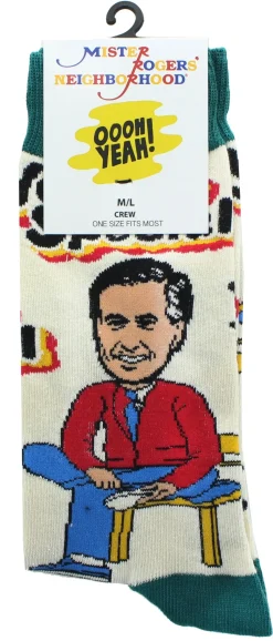 Mister Rogers Neighborhood You Are Special Men's Crew Socks | One Size