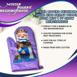 Mister Rogers Neighborhood King Friday Puppet Oven Mitt | TV Show Merchandise