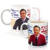 Mister Rogers Sweater Changing Mug | Sweater Changes With Heat | Holds 16 Ounces