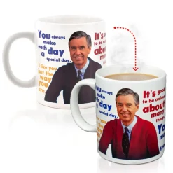 Mister Rogers Sweater Changing Mug | Sweater Changes With Heat | Holds 16 Ounces