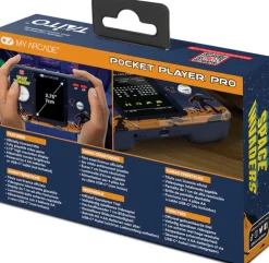 My Arcade Space Invaders Pocket Player Pro Handheld Portable Gaming System