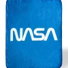 NASA Logo Fleece Soft Throw Blanket | Large NASA Blanket | 60 x 45 Inches