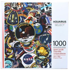 NASA Mission Patches 1000 Piece Jigsaw Puzzle