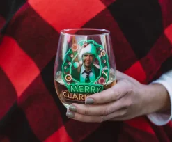 National Lampoon's Christmas Vacation Merry Clarkmas Stemless Glass | 20 Ounces