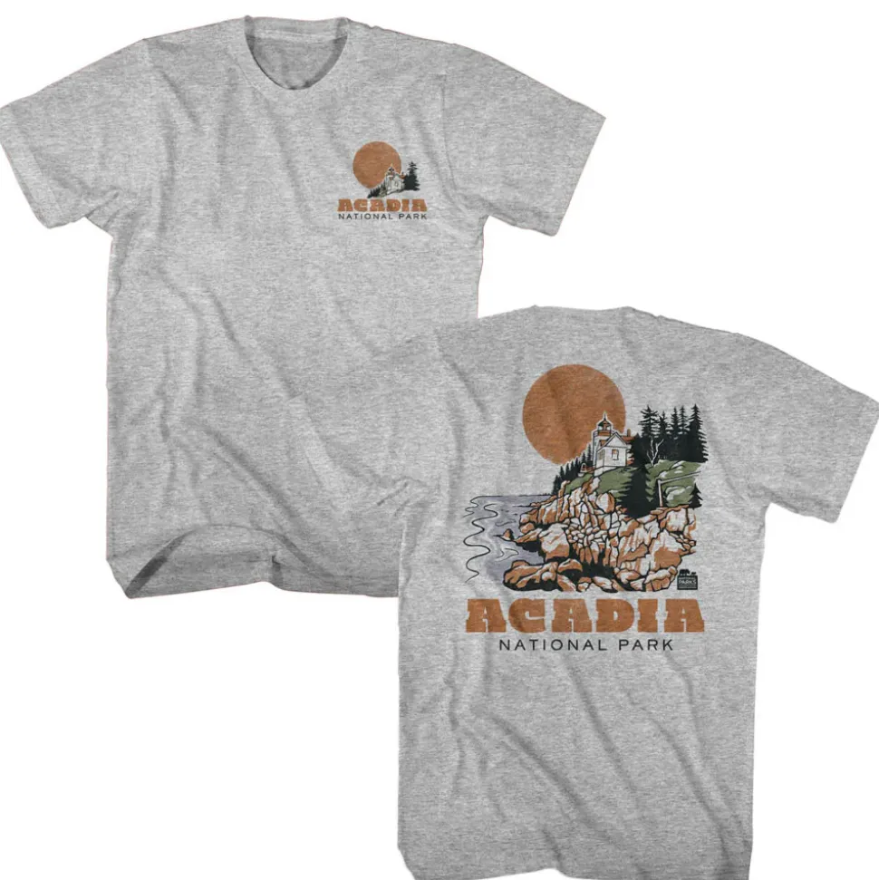 National Parks - Acadia Lighthouse (Front & Back) (Graphite)