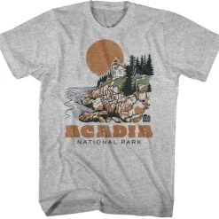 National Parks - Acadia Lighthouse (Graphite)