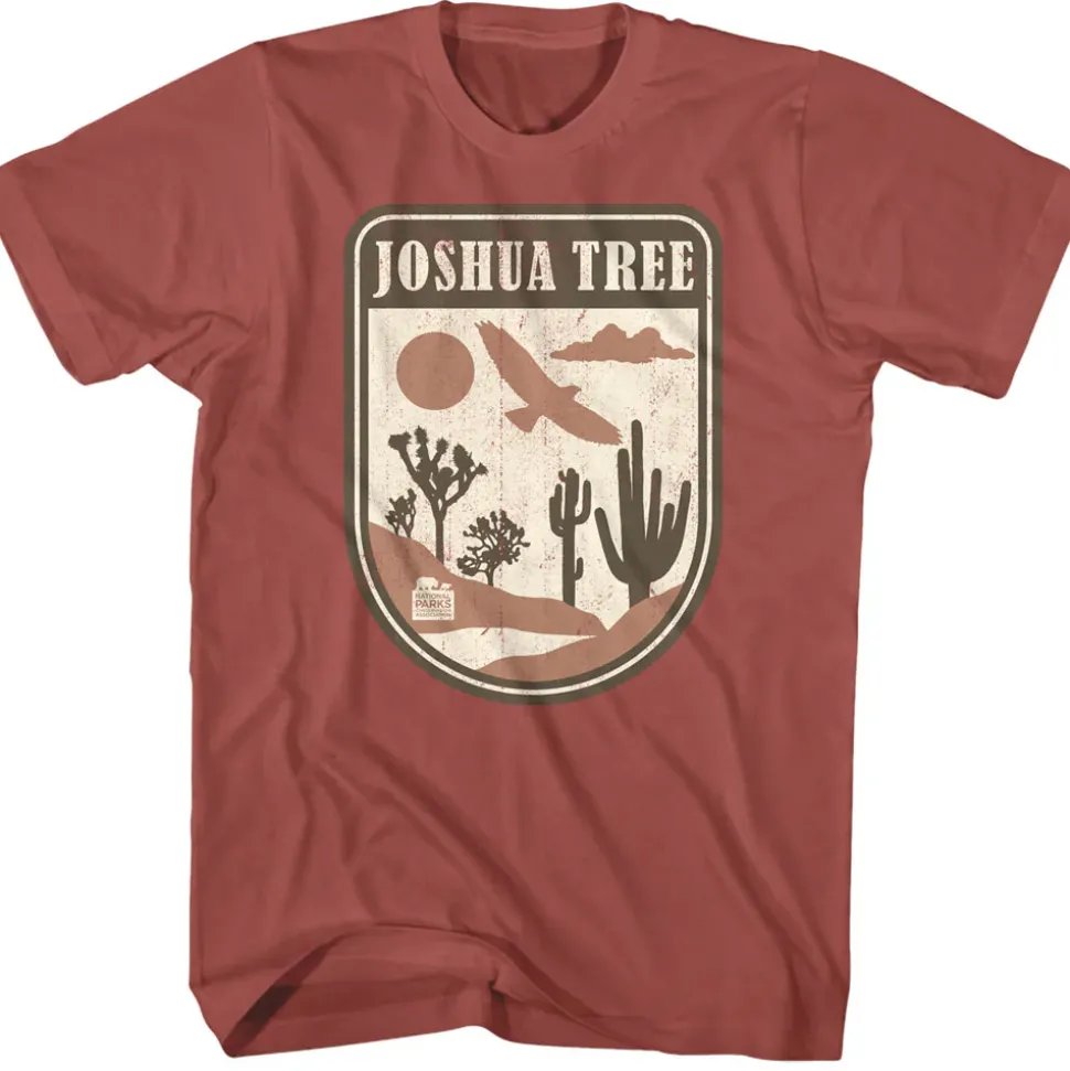 National Parks - Joshua Tree Badge (Red)