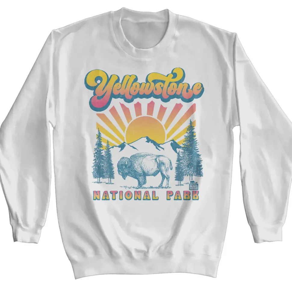 National Parks - Yellowstone Gradient Sun Sweatshirt