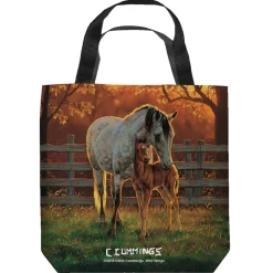 Nature Scenes - Mother and Child Tote Bag