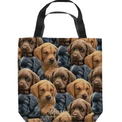 Nature Scenes - Puppies Tote Bag