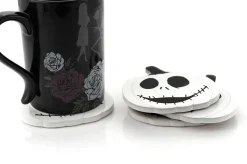 Nightmare Before Christmas Jack Skellington Pumpkin King Drink Coasters | 4 Pack