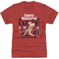 Ozzie Smith Sports Illustrated & St. Louis Player Name WHT