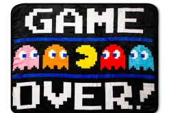 Pac-Man "Game Over" Fleece Throw Blanket | 45 x 60 Inch Cozy Blanket