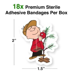 Peanuts A Charlie Brown Christmas Adhesive Bandages | Set of 18