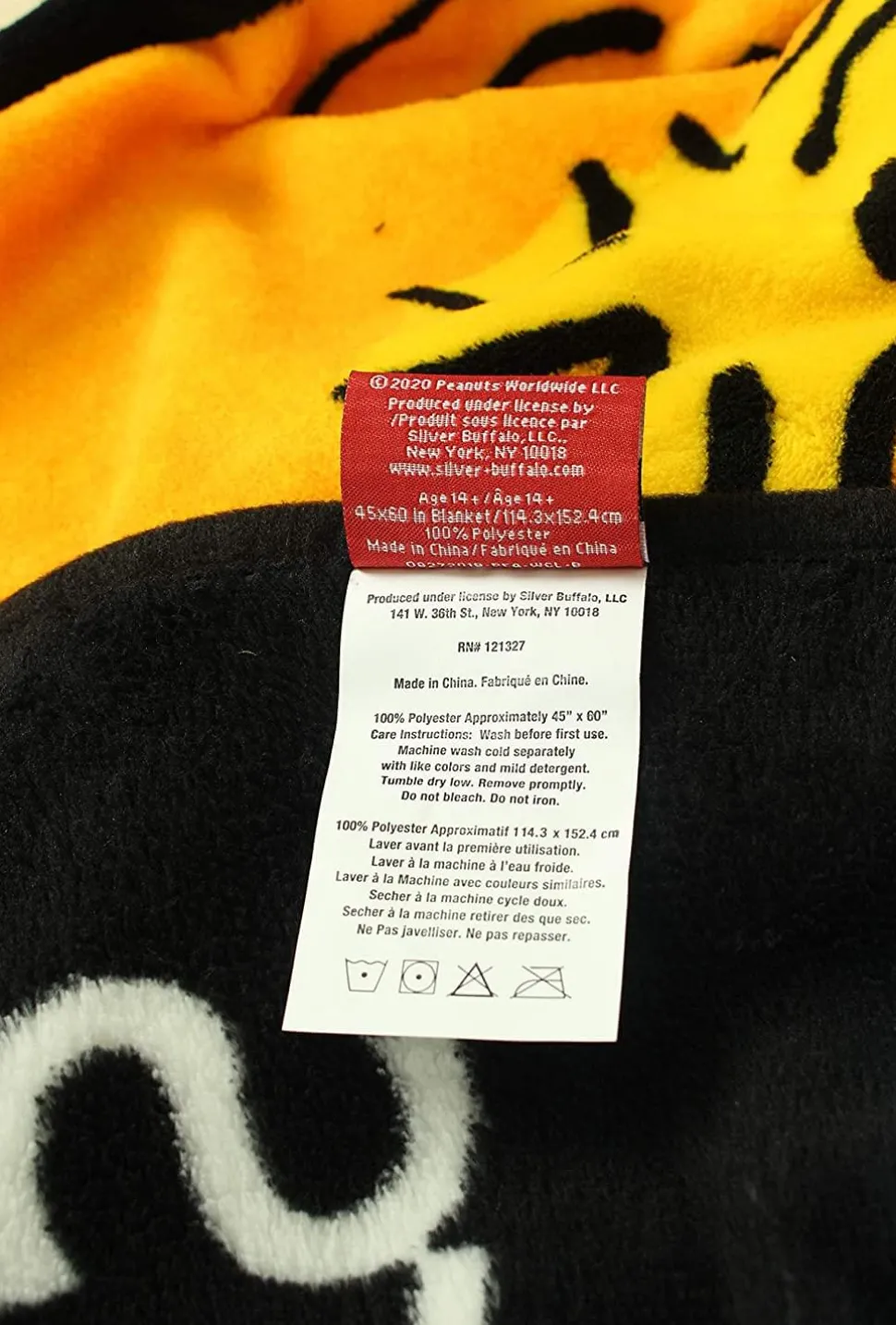 Peanuts Multicolor Character Grid Fleece Throw Blanket | 45 x 60 Inches