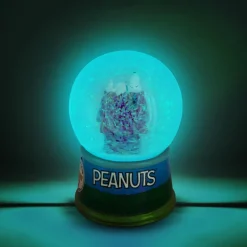 Peanuts Snoopy Group Walk Light-Up Snow Globe | 6 Inches Tall