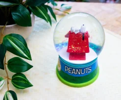 Peanuts Snoopy Group Walk Light-Up Snow Globe | 6 Inches Tall