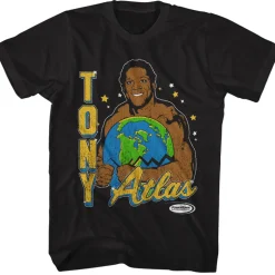 PowerTown Wrestling - Tony Atlas Holding the World