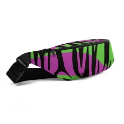 80's Zebra Print Fanny Pack