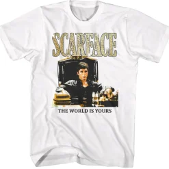 Scarface - Gold Font (White)