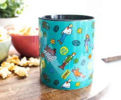 Scooby-Doo Sticker Pattern Ceramic Mug | Holds 20 Ounces
