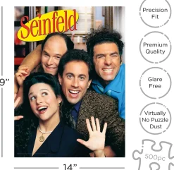 Seinfeld Cast 500 Piece Jigsaw Puzzle