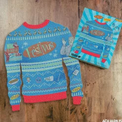 Seinfeld Festivus Ugly Christmas Sweater Shaped 1000 Piece Jigsaw Puzzle