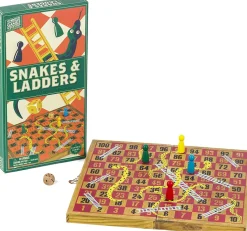 Snakes and Ladders | Classic Wooden Family Board Game